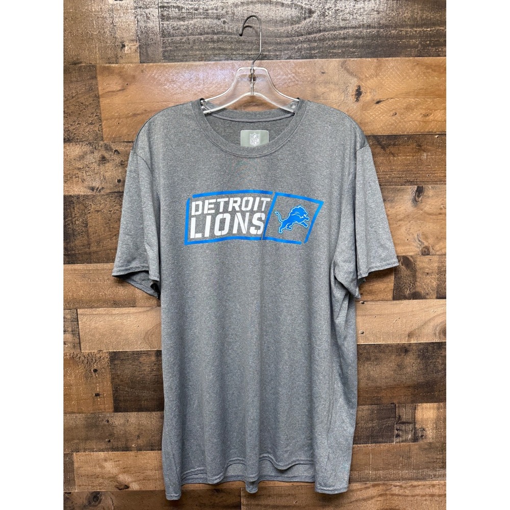 Detroit Lions NFL Men's Gray Short Sleeve T-Shirt XL‎